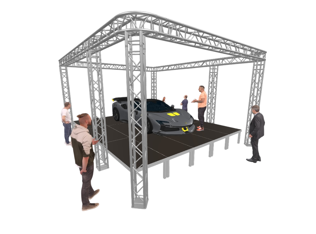 3D Traversen-Konstruktion